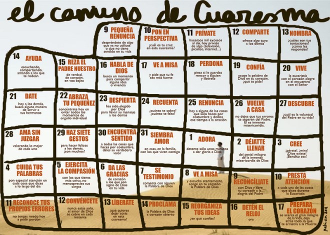 Calendario de Cuaresma