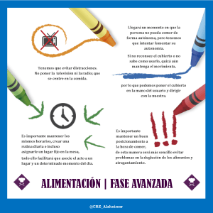 Odres Nuevos Alimentación Alzheimer en fase avanzada