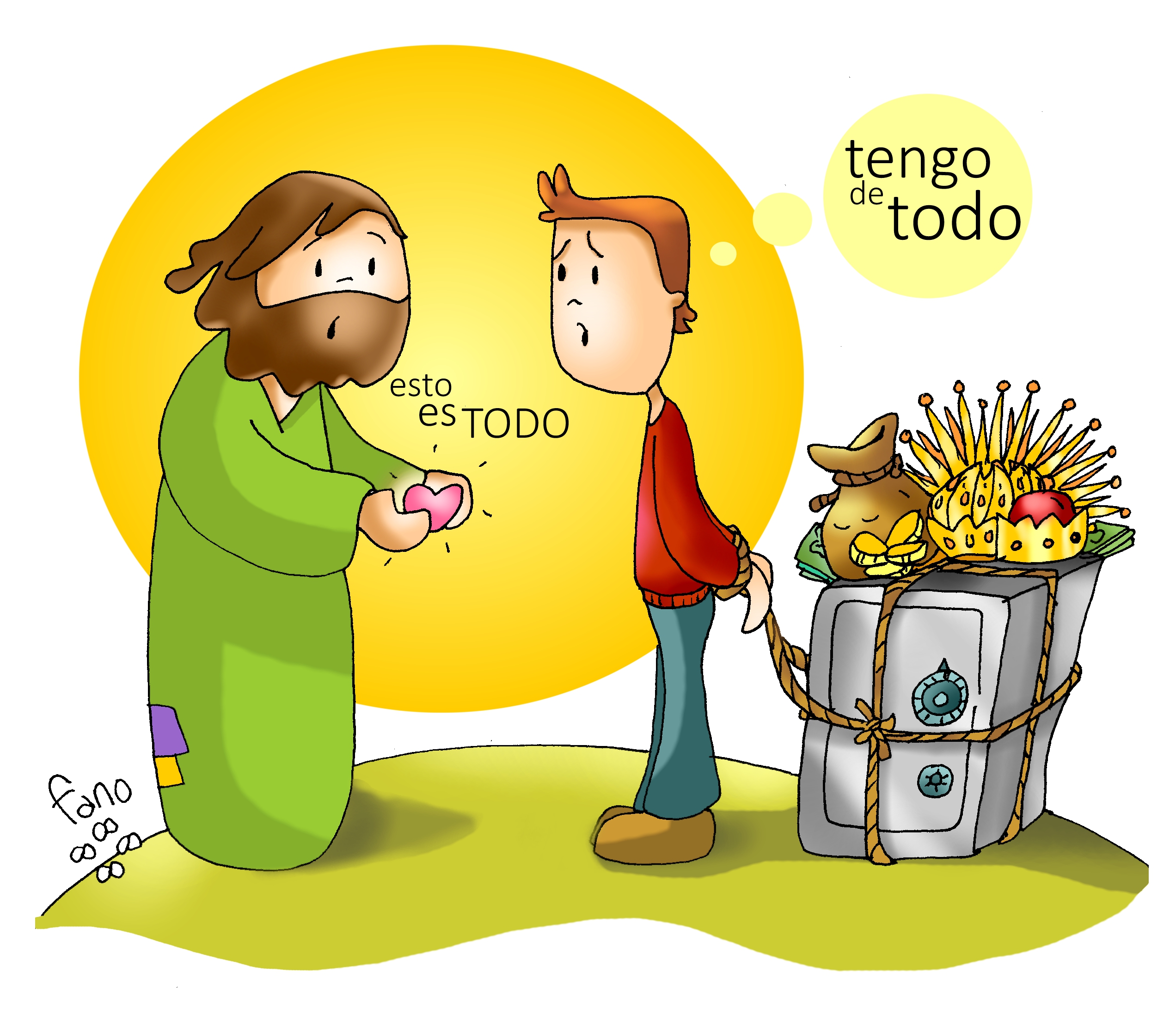 Odres Nuevos Evangelio 13 octubre 2024 color texto